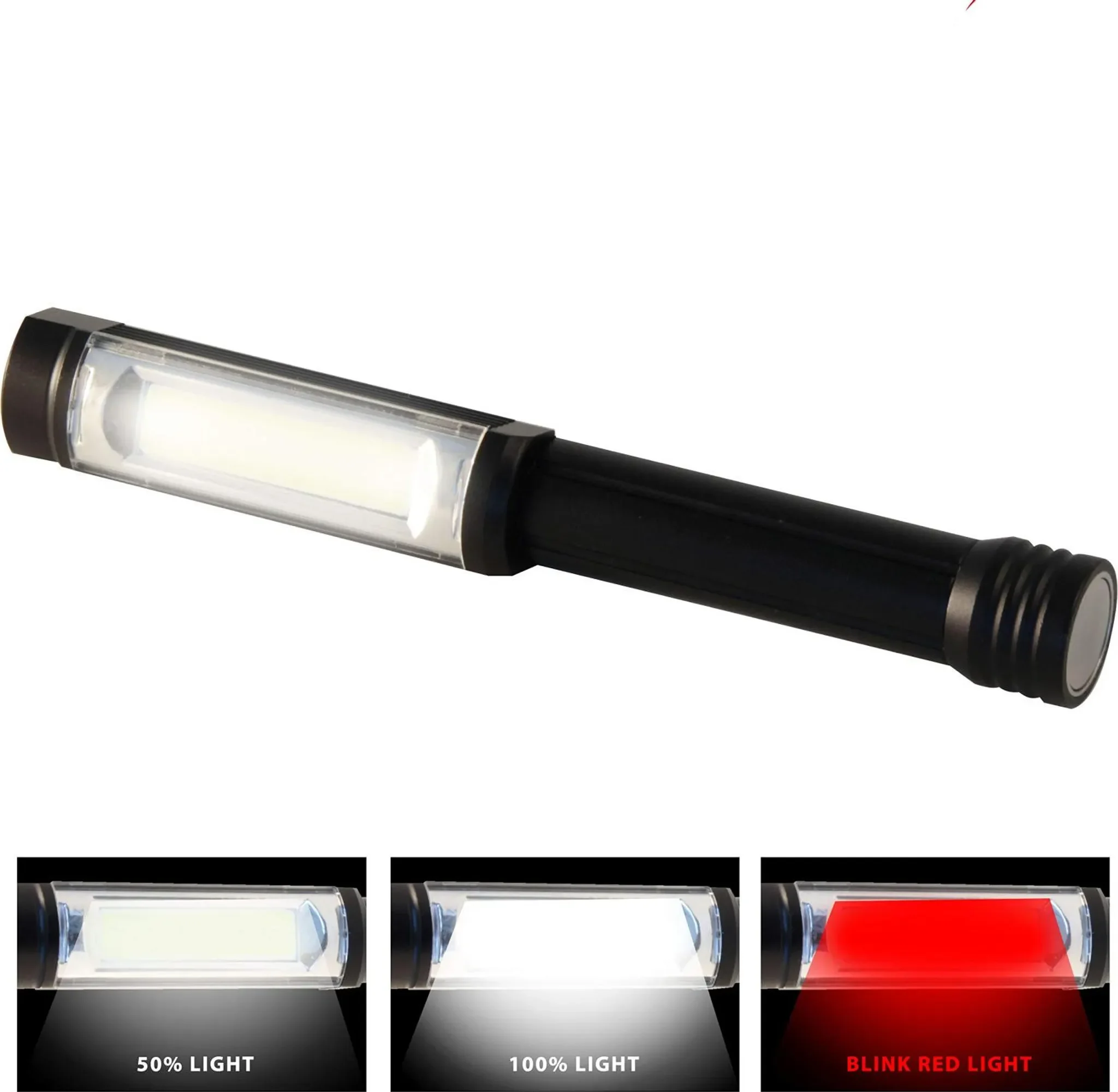 COB LED Taschenlampe Aluminium – 3 W, 400 lm